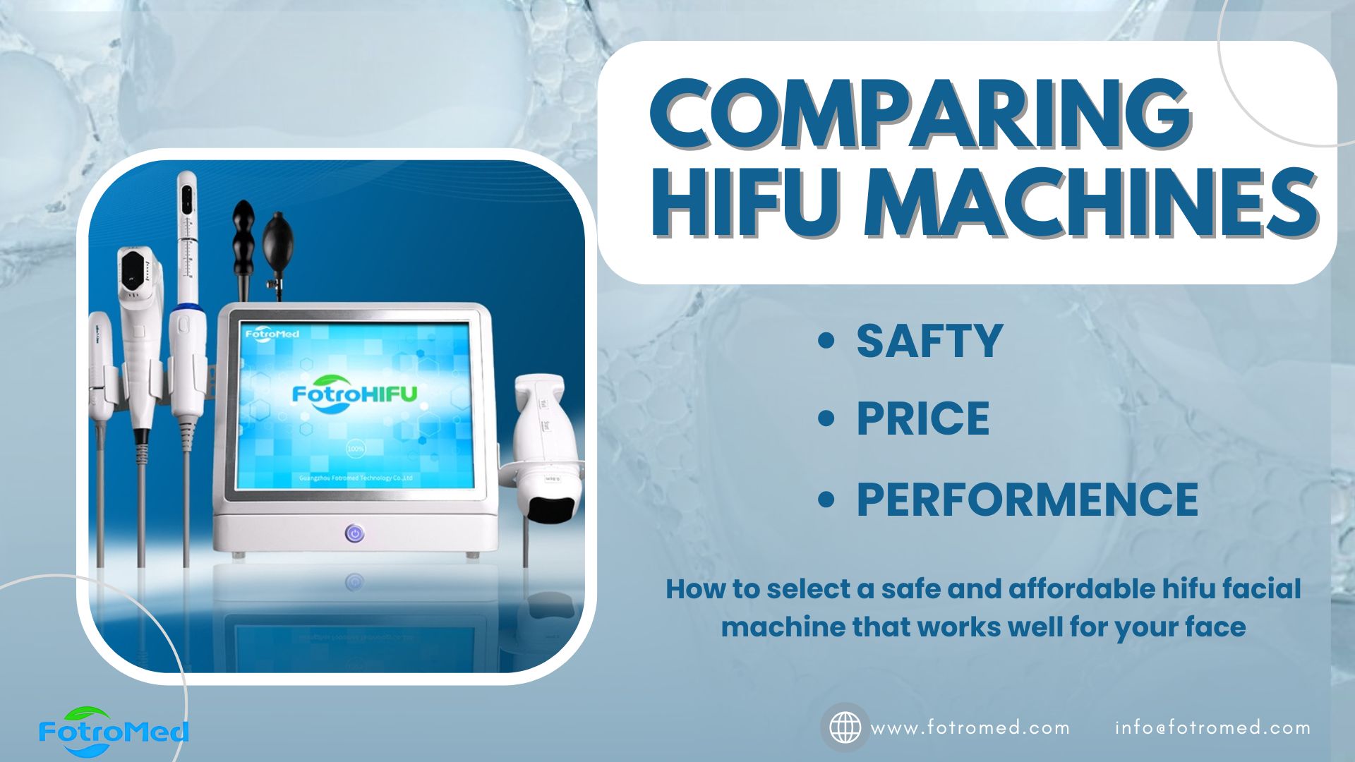 Comparing HIFU Facial Machines for Safety, Price, and Performance
