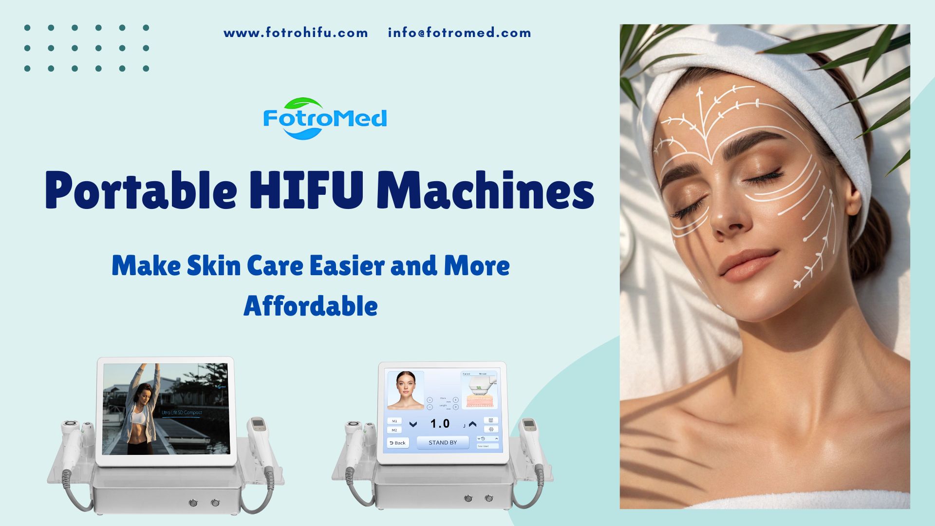 Portable HIFU Machines Make Skin Care Easier and More Affordable in 2025