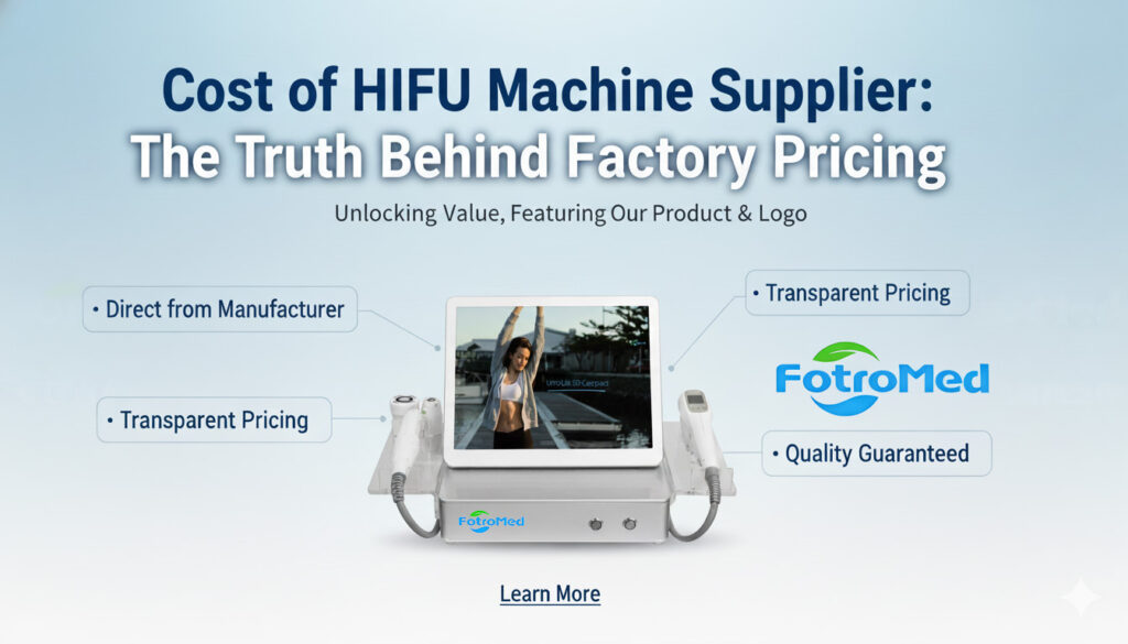 Cost of HIFU Machine Supplier The Truth Behind Factory Pricing