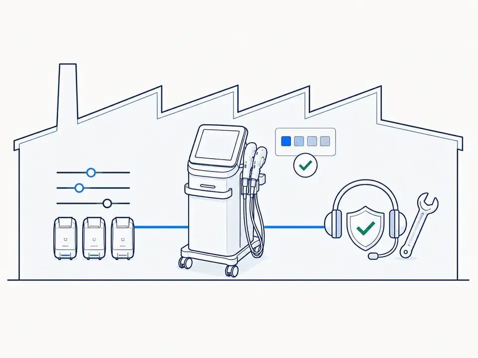 HIFU factory support from configuration checks to after-sales service