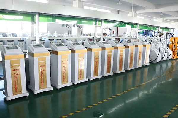 Aesthetic devices arranged in the manufacturing workshop
