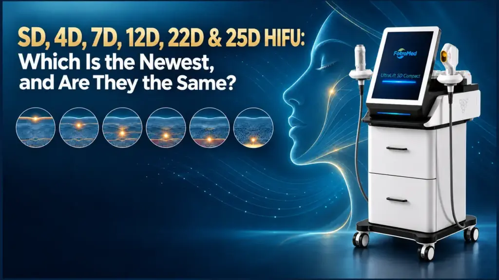 SD, 4D, 7D, 12D, 22D & 25D HIFU: Which Is the Newest, and Are They the Same?